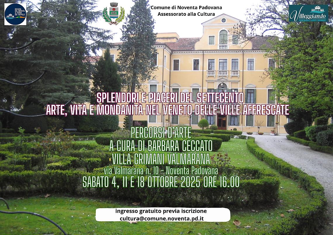 Villa Valmarana riapre le porte al Settecento: tre appuntamenti per riscoprire l’età dell’eleganza
