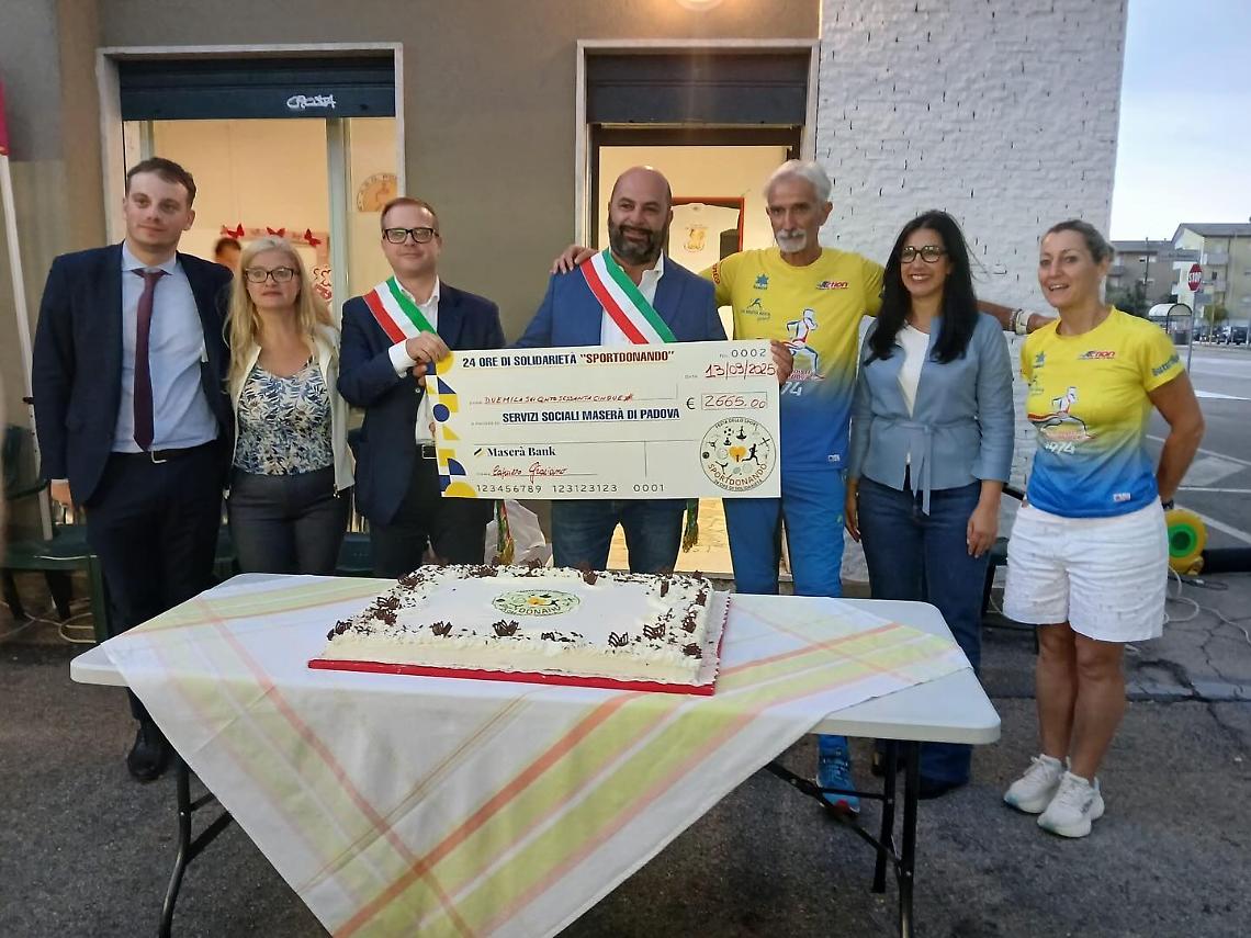 Successo per Sportdonando: 2.665 euro devoluti ai servizi sociali