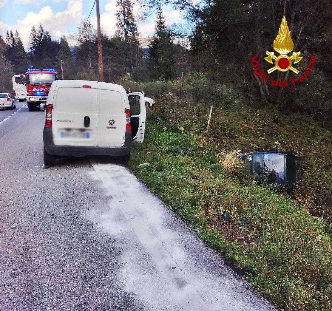 Auronzo di Cadore, tragedia sulla SR48: morto il conducente di un motocarro