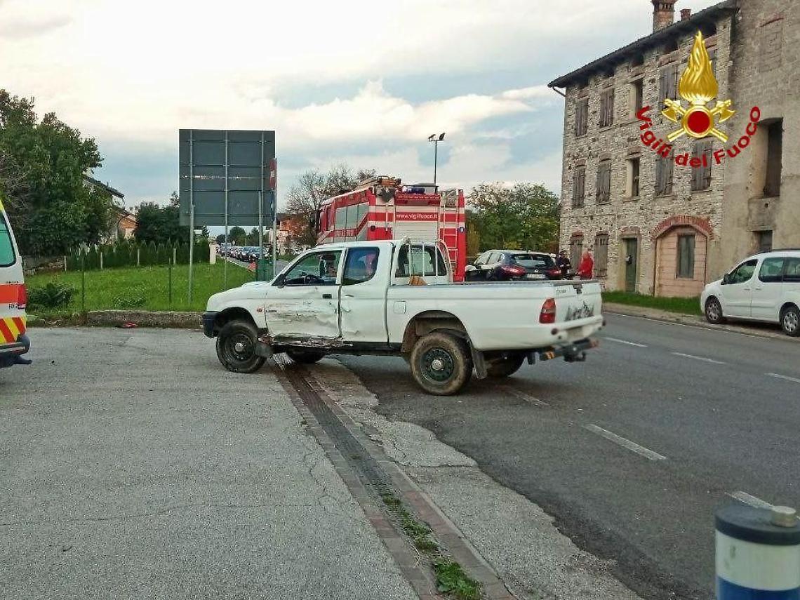Borgo Valbelluna: scontro mortale tra auto e moto sulla S.P. 1