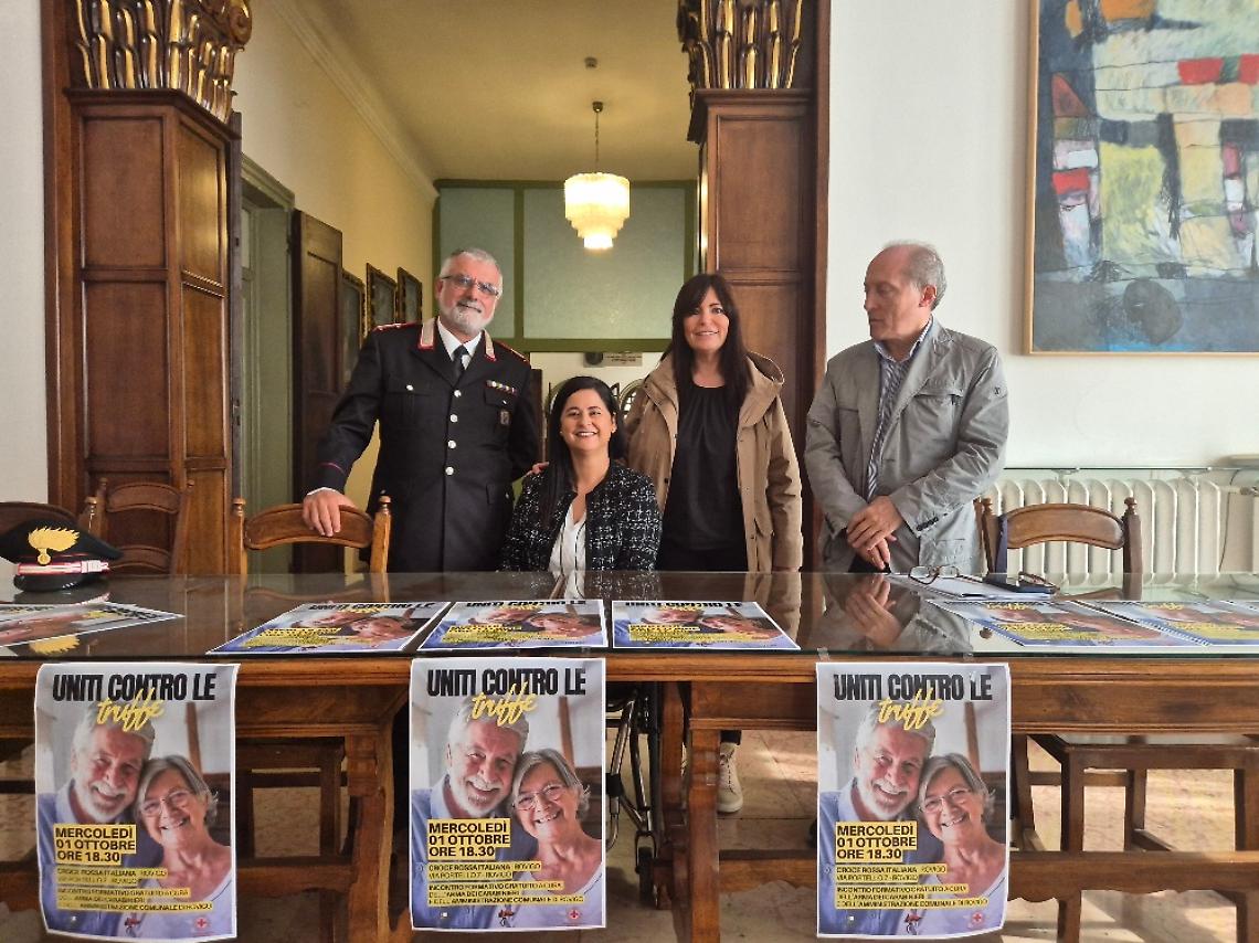 Foto della presentazione della campagna