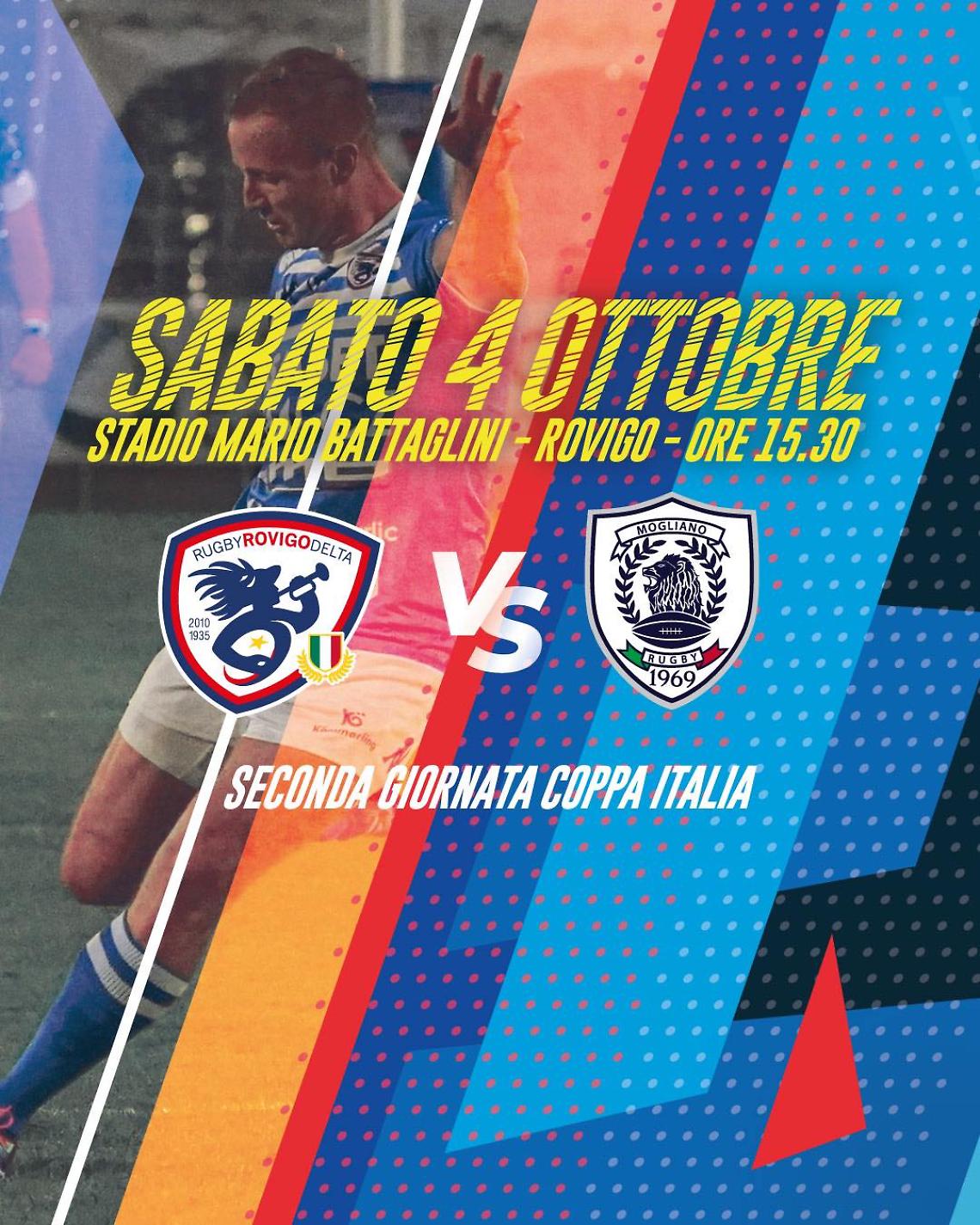 Femi-CZ Rugby Rovigo: al Battaglini arriva Mogliano per la Coppa Italia