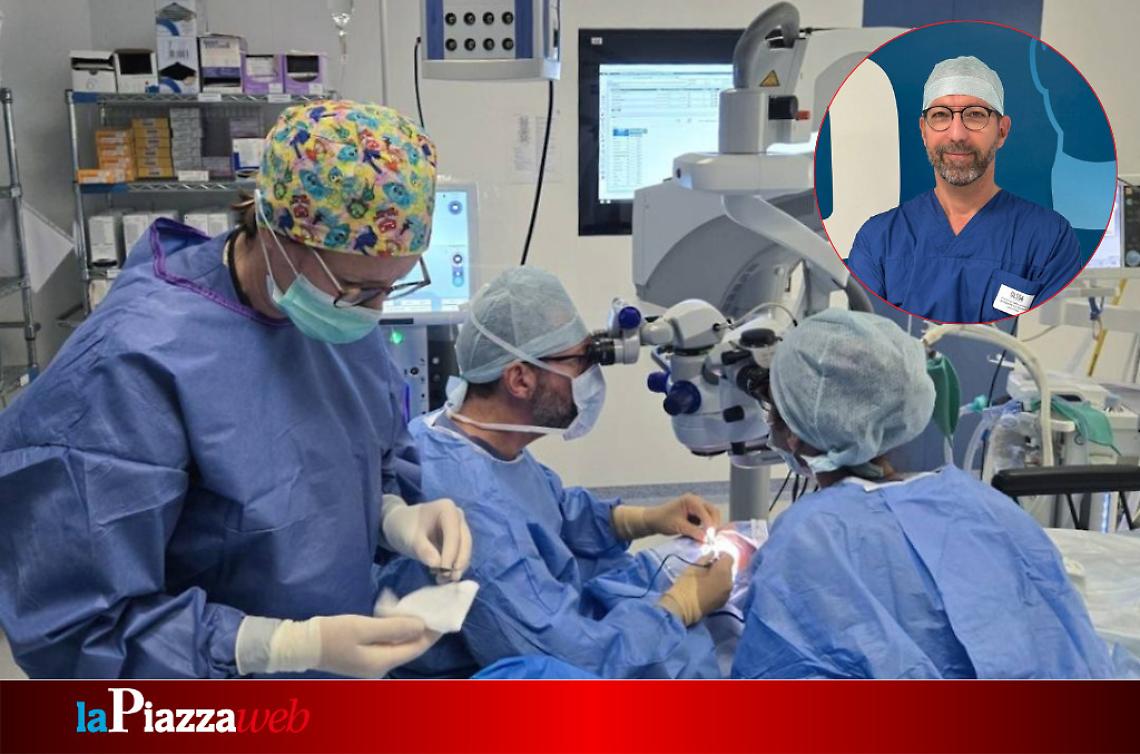 Il dottor Lo Giudice e il suo team
