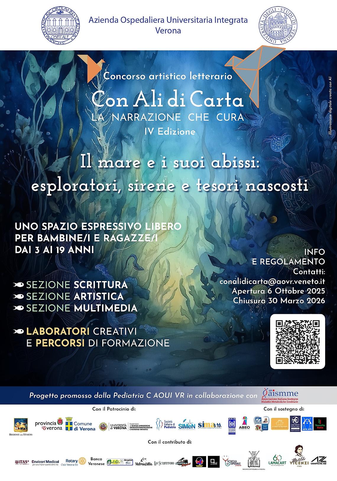 “Con ali di carta”, al via la quarta edizione del concorso che unisce scrittura, disegno e cura