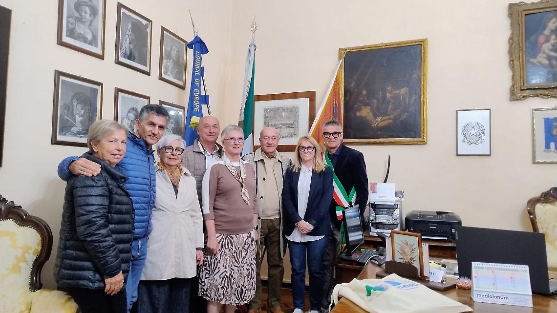 La delegazione belga in visita al Comune di Adria