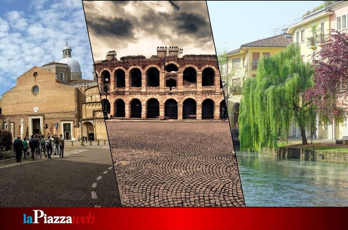 Le città più vivibili del Veneto: Verona, Padova e Treviso in testa alla classifica