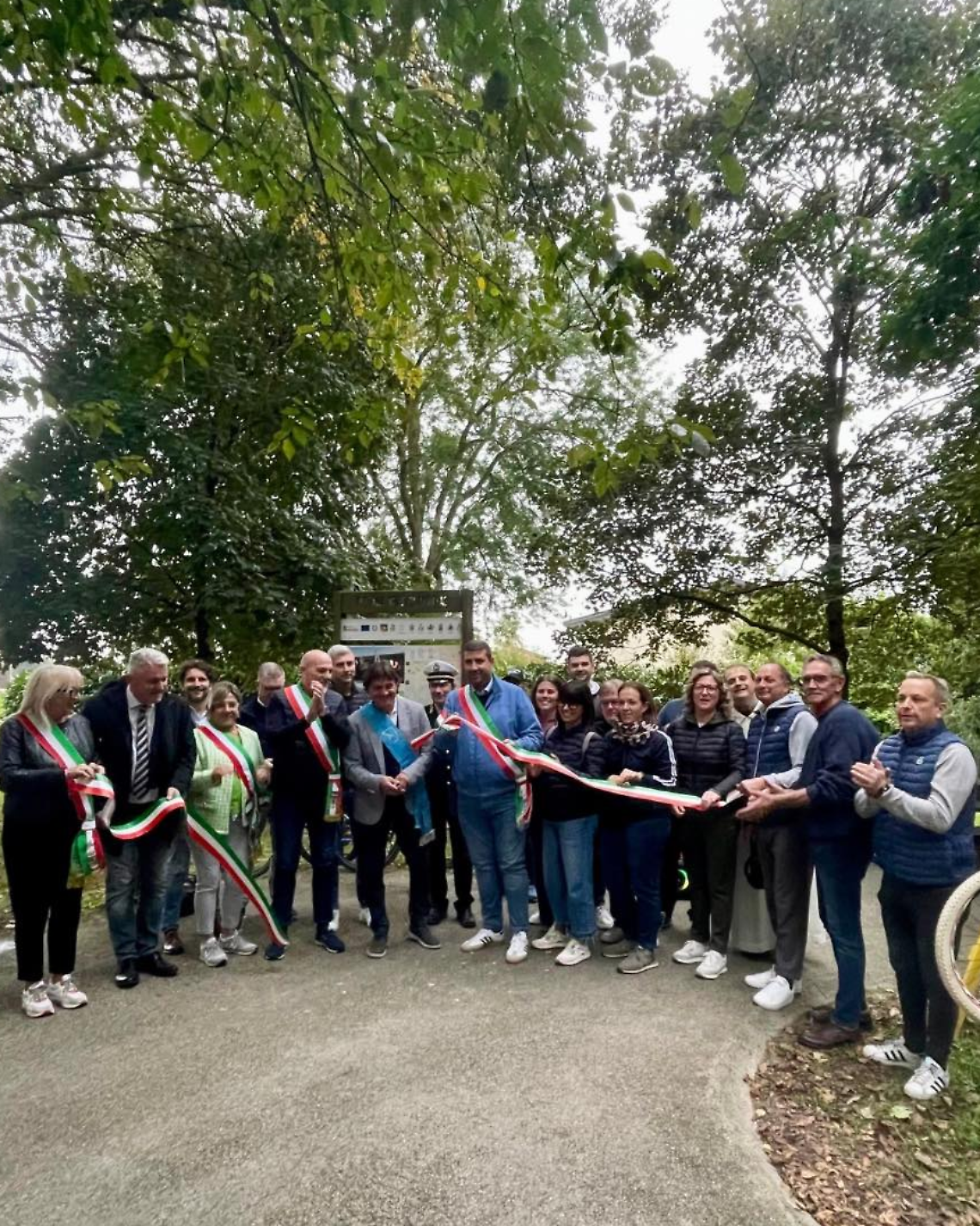 Inaugurato il nuovo percorso ciclopedonale “Tergola”