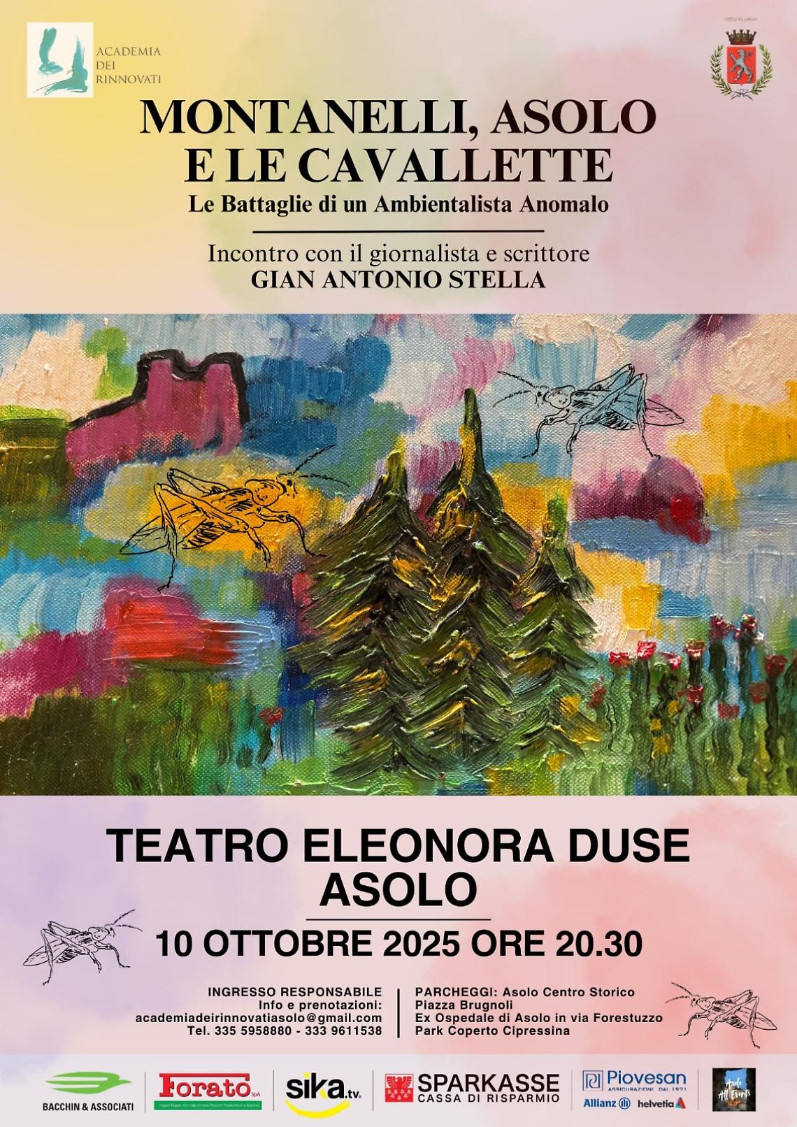 “Montanelli, Asolo e le Cavallette”: un evento imperdibile con Gian Antonio Stella al Teatro Eleonora Duse
