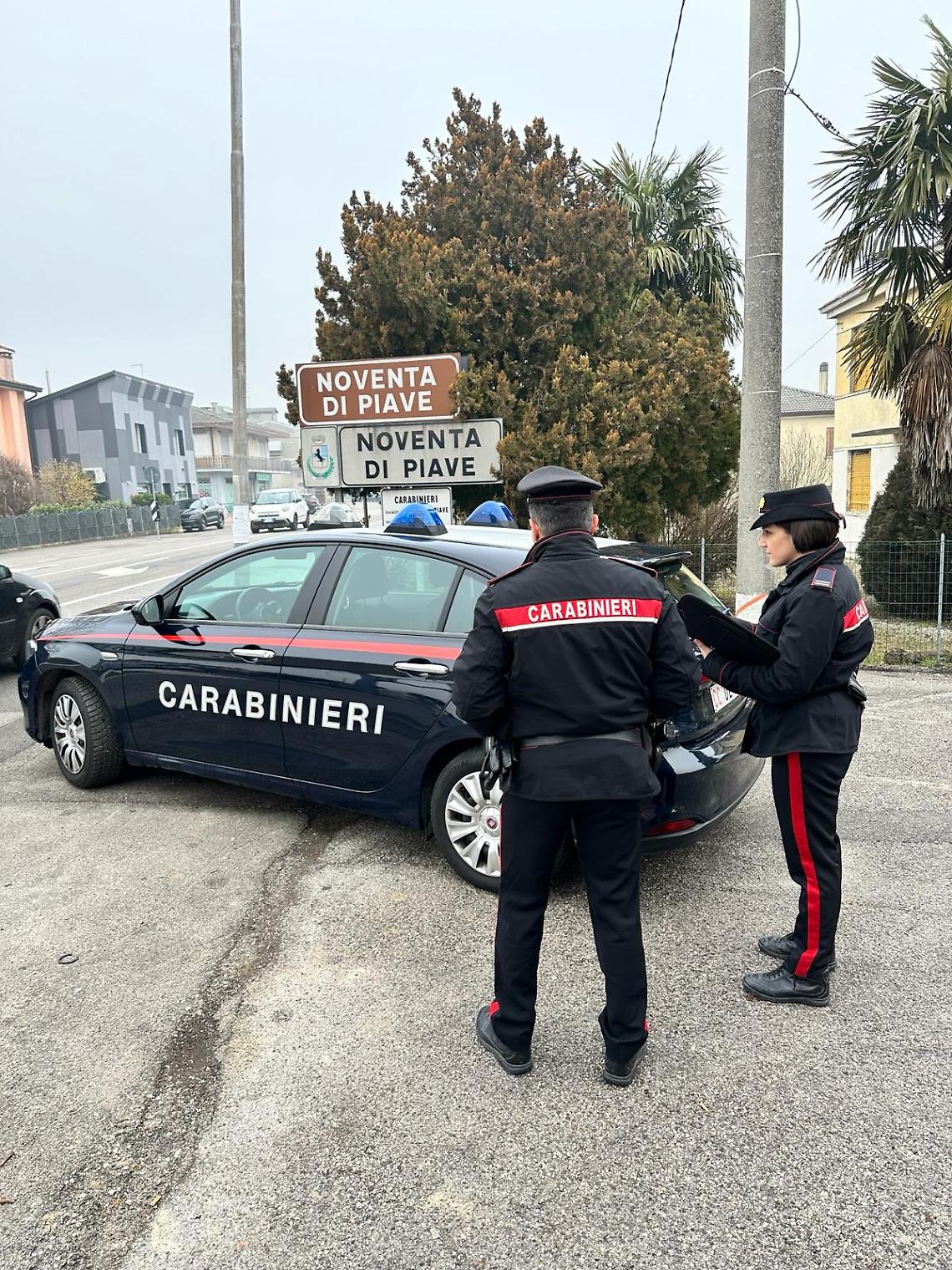 Noventa di Piave: 72enne allontanato da casa per maltrattamenti sulla moglie