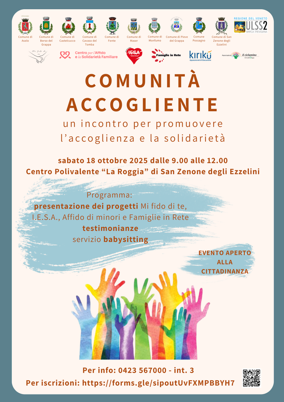 "Comunità Accogliente": a San Zenone un evento per promuovere l'inclusione e il sostegno alle persone fragili
