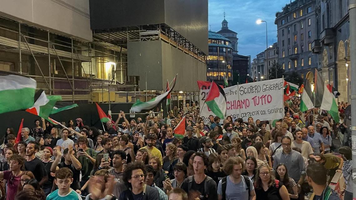 manifestazioni per la Palestina