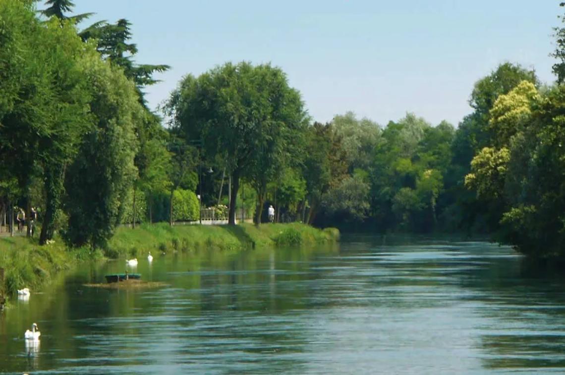 Il fiume Sile vicino a Roncade