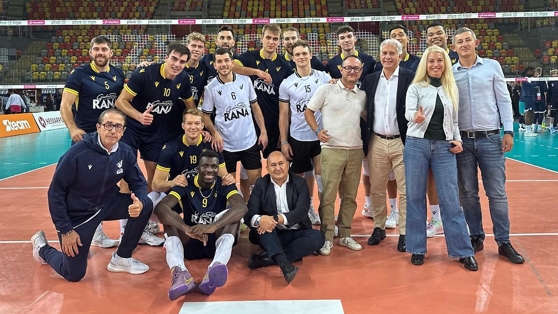 Rana Verona nel pre-partita
