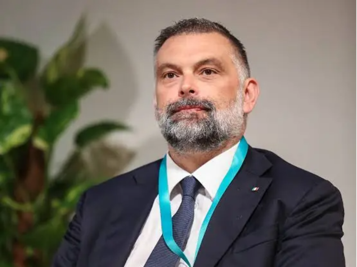 Il senatore Luca De Carlo, presidente della Commissione Industria del Senato