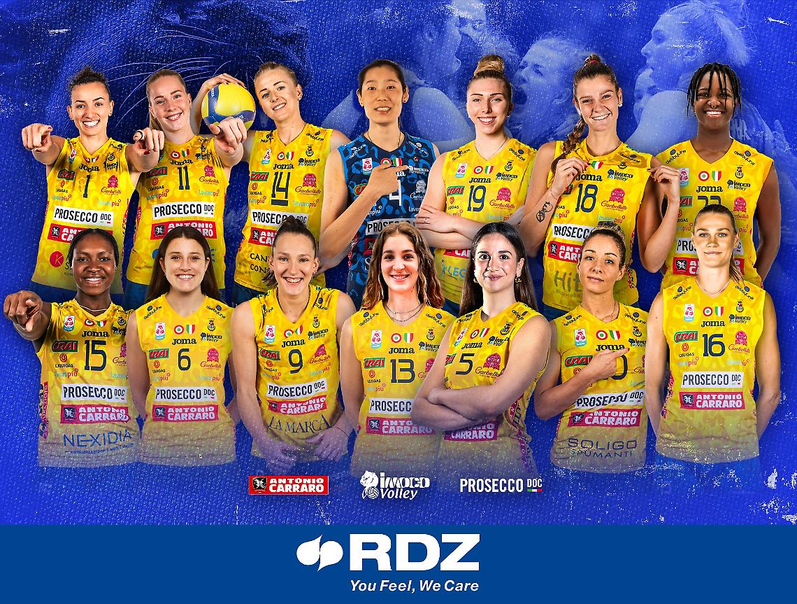 RDZ entra in campo con la Prosecco DOC A.Carraro Imoco Volley