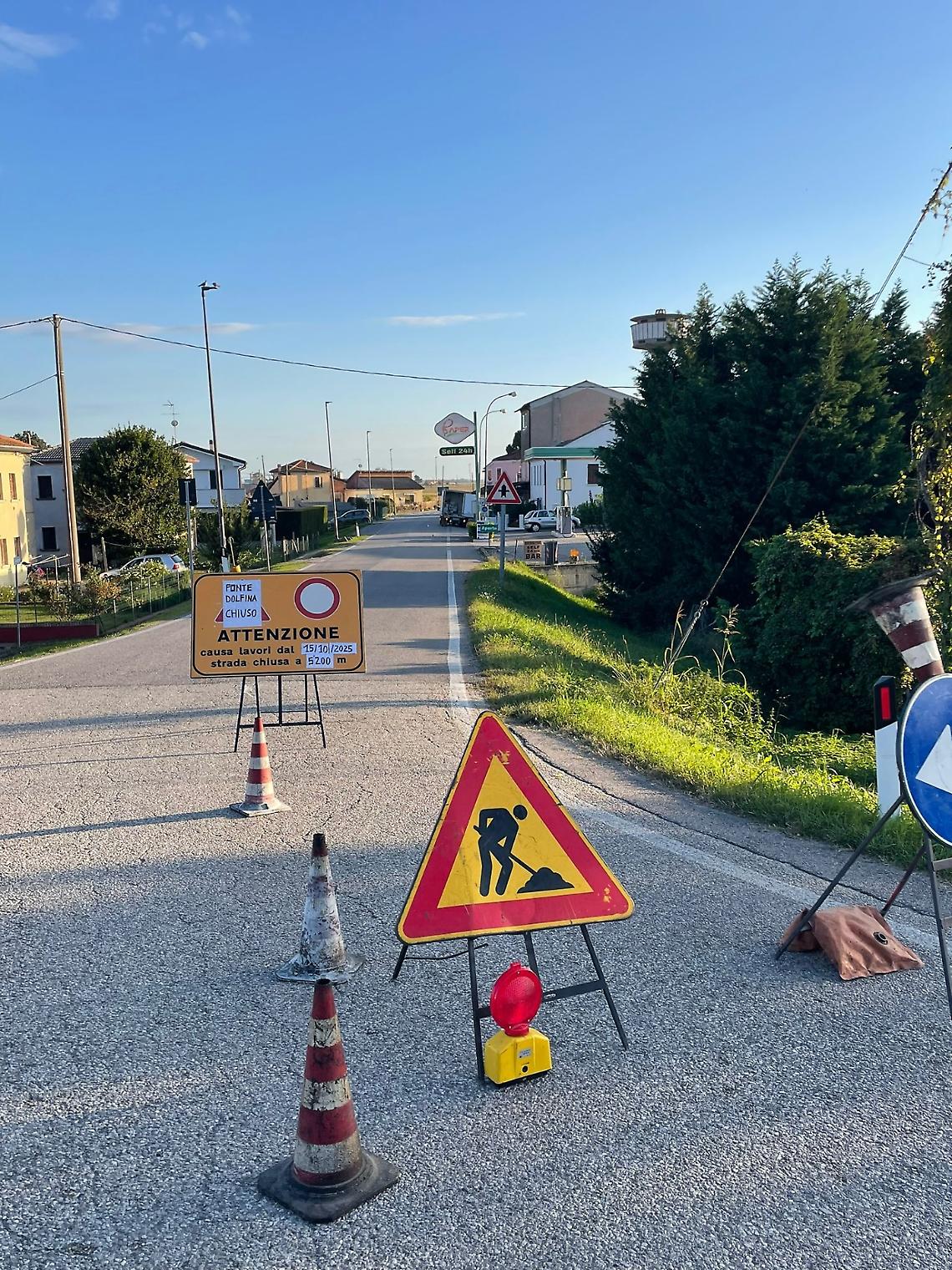 Chiuso per un giorno il Ponte di Dolfina: asfaltatura completata grazie al lavoro di squadra tra enti e istituzioni