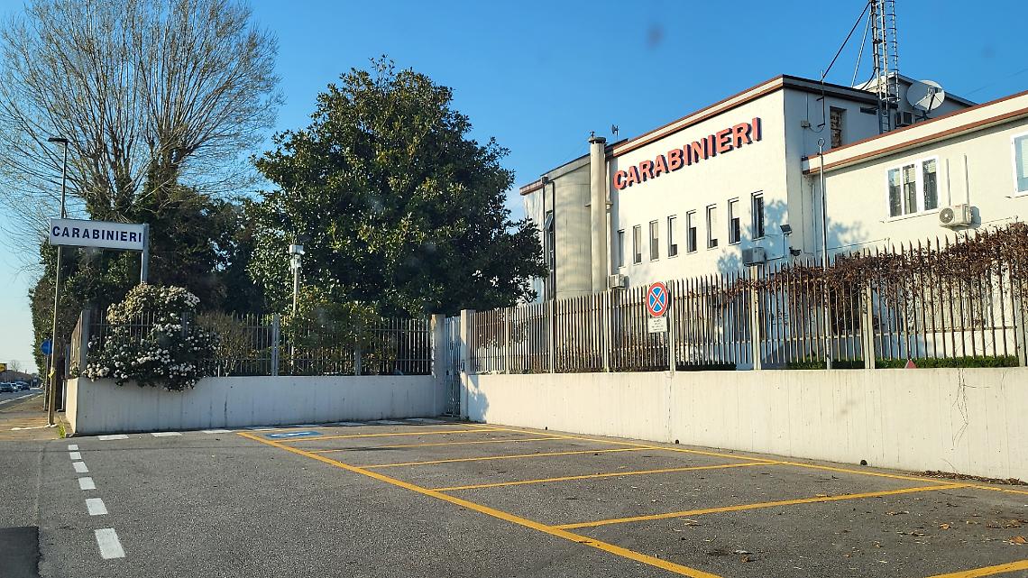 Il comando dei Carabinieri di Adria