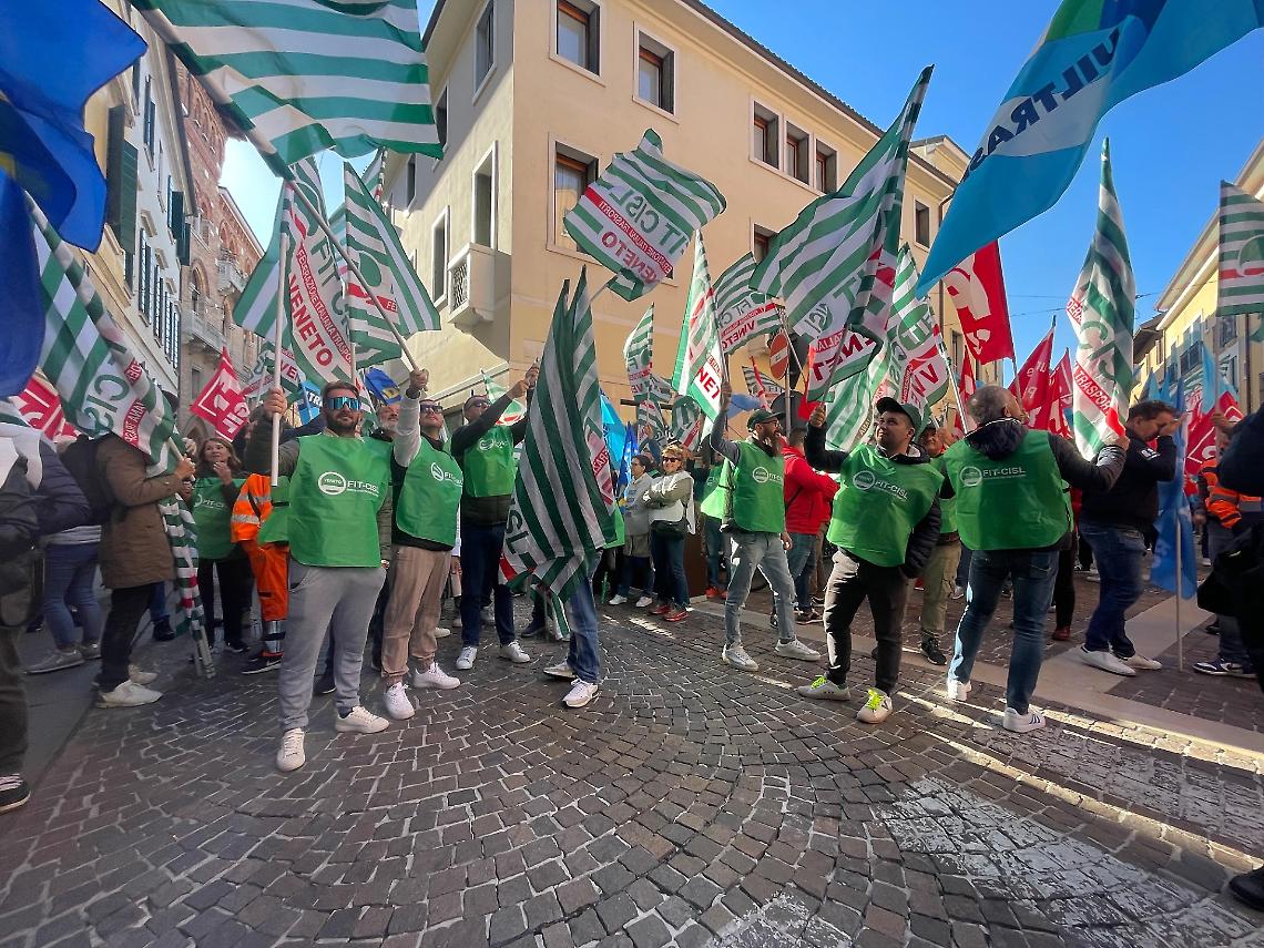Foto dello sciopero