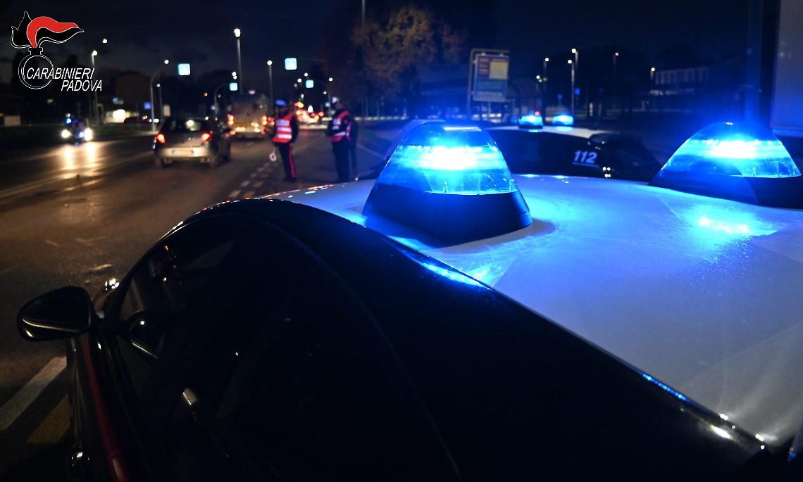 Carabinieri potenziano i controlli nel weekend in provincia di Padova: 65 persone e 45 veicoli controllati