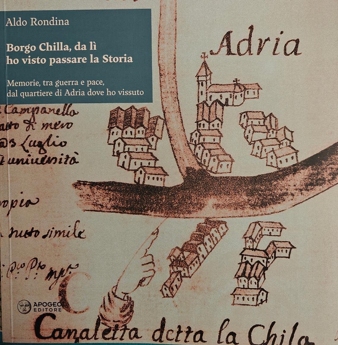 Adria, la copertina del nuovo libro di Rondina