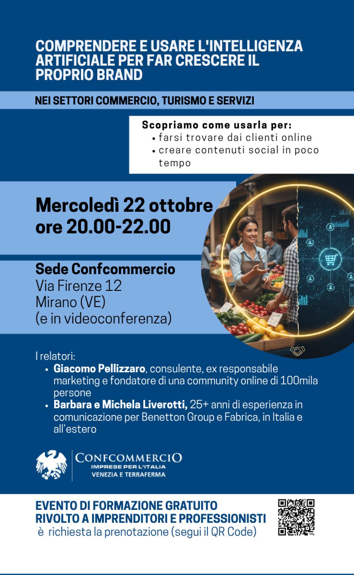 A Mirano Confcommercio spiega l'IA per il mondo delle imprese
