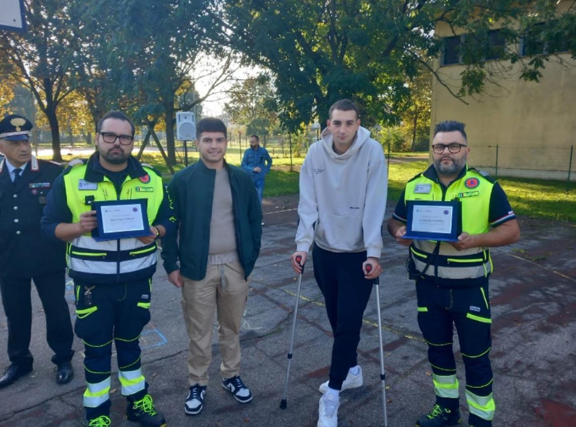 Casalserugo, premiati due volontari della Protezione civile 
