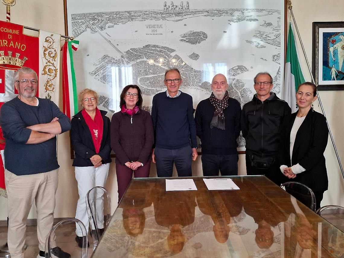 Mirano, Patti di Collaborazione siglati tra Comune e Legambiente, CAI e Echi