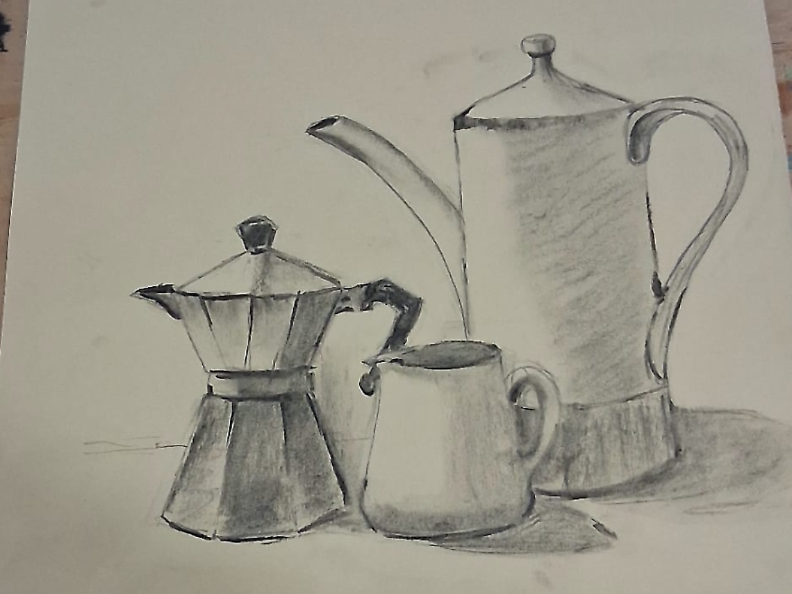 Uno dei disegni realizzati durante il corso
