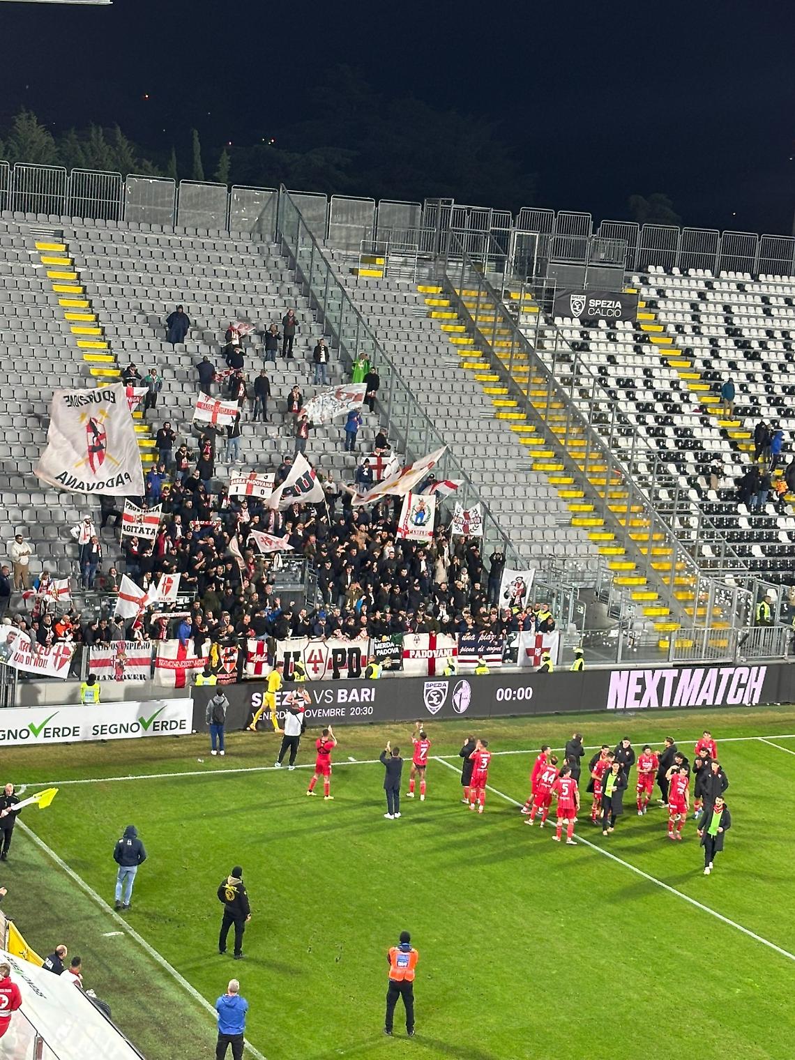 Lasagna salva il Padova: punto d'oro a La Spezia