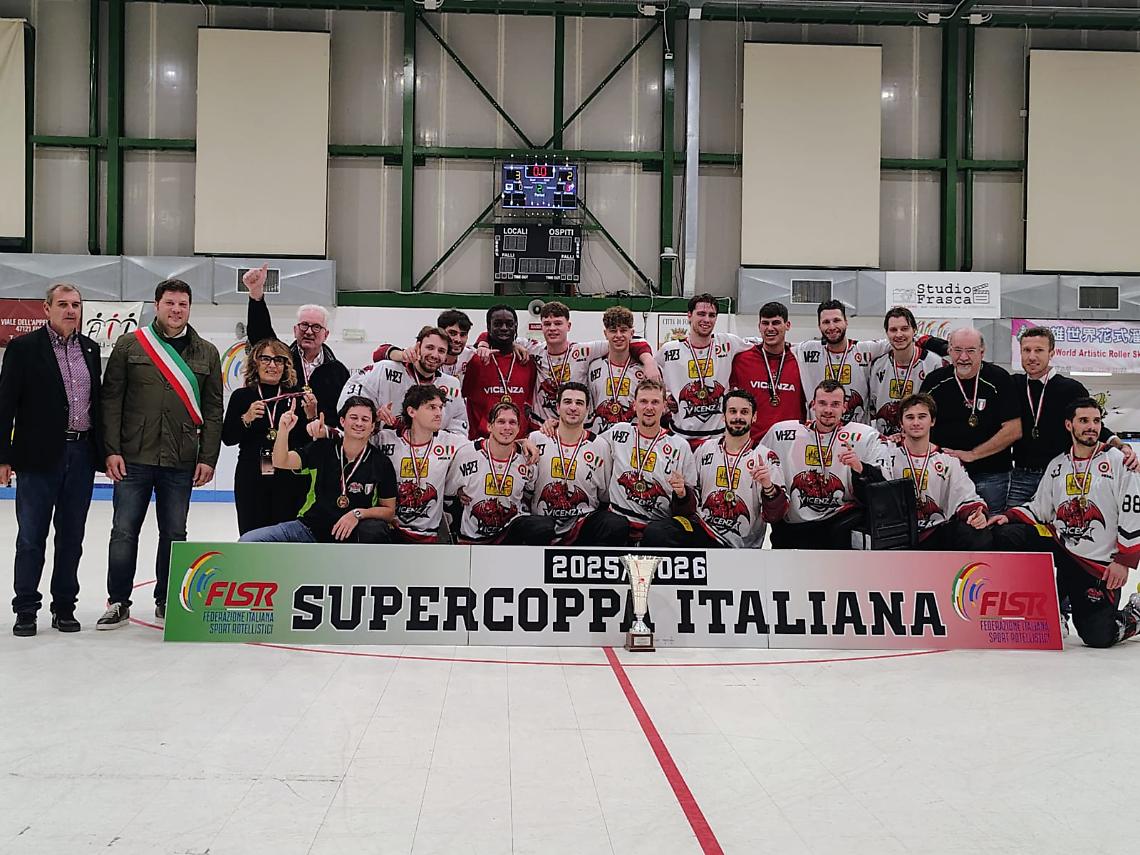 Gli MC Control Vicenza con la Supercoppa Italiana