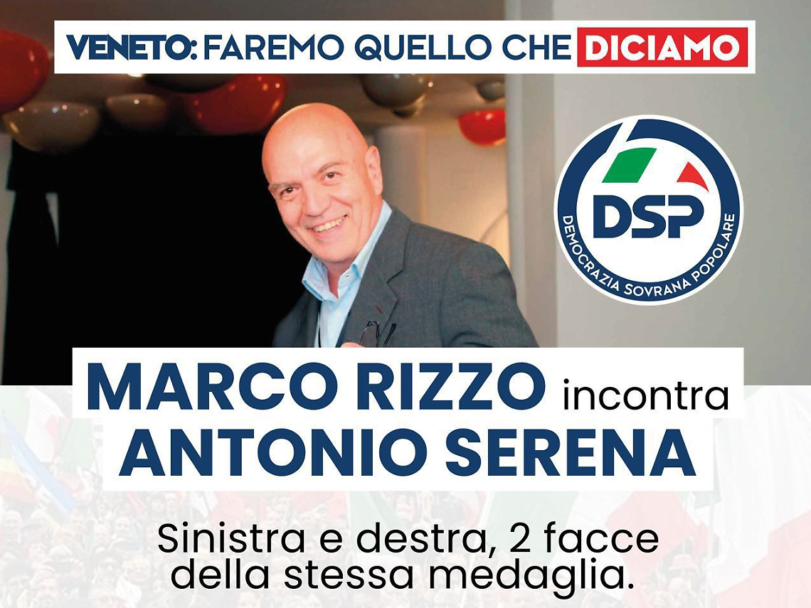 Marco Rizzo lancia la sua campagna elettorale
