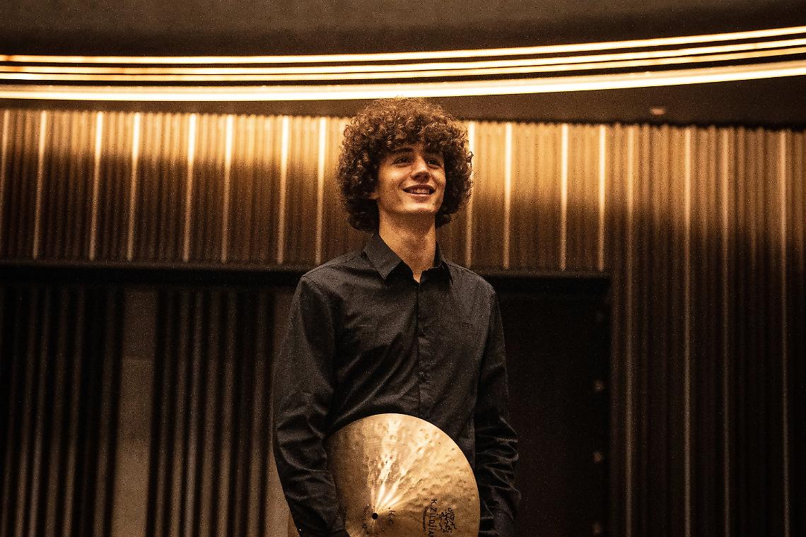 Il percussionista vicentino Alberto Radossi