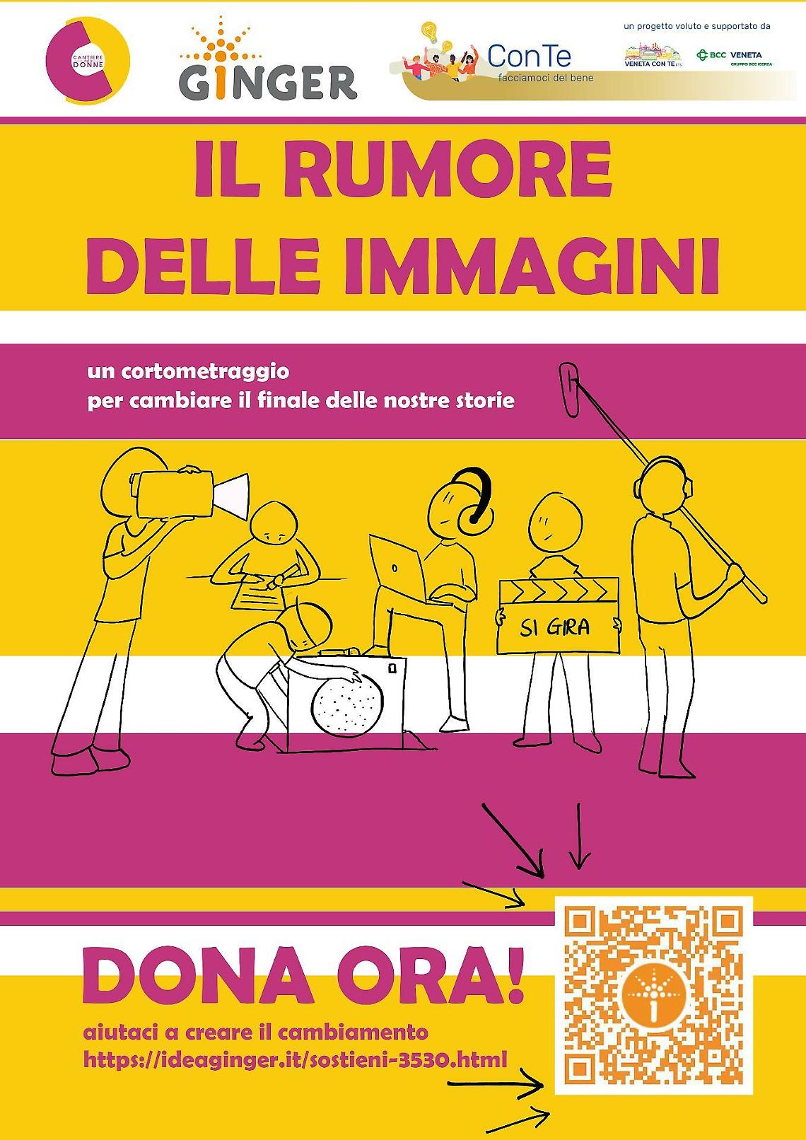Il Cantiere delle Donne porta il cinema nelle scuole: parte la raccolta fondi per “Il rumore delle immagini”