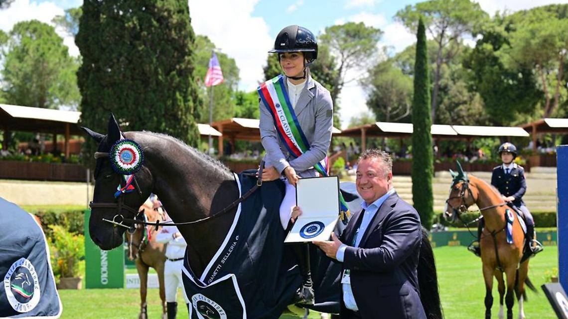 Maria Eder Ferrero dopo la vittoria a "Piazza di Siena"