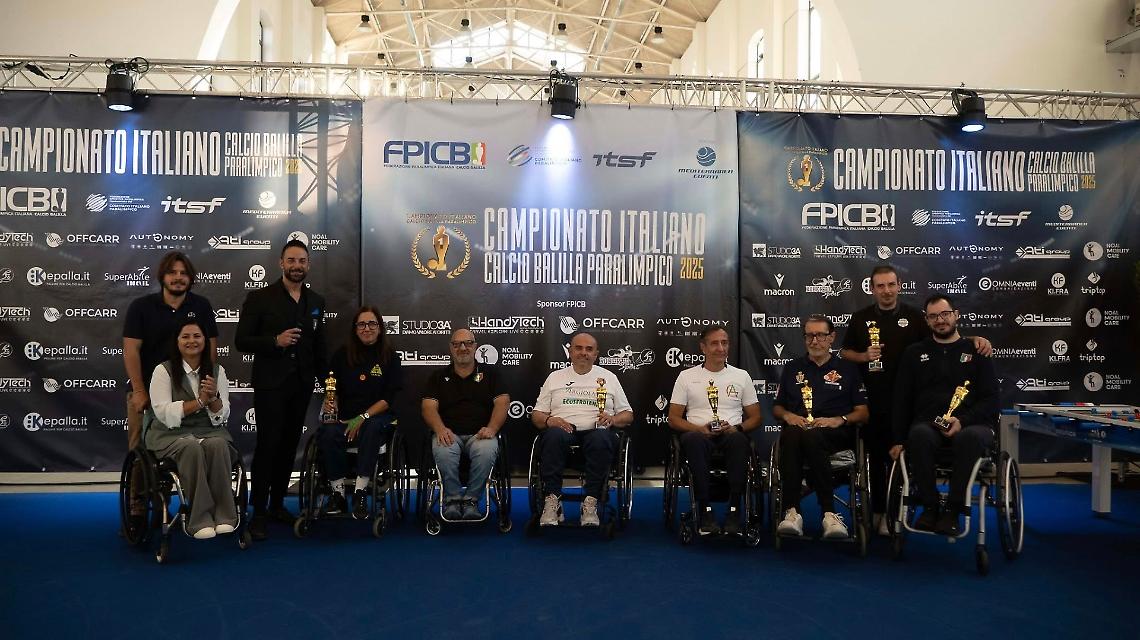 Foto del Campionato Italiano di Calcio Balilla Paralimpico