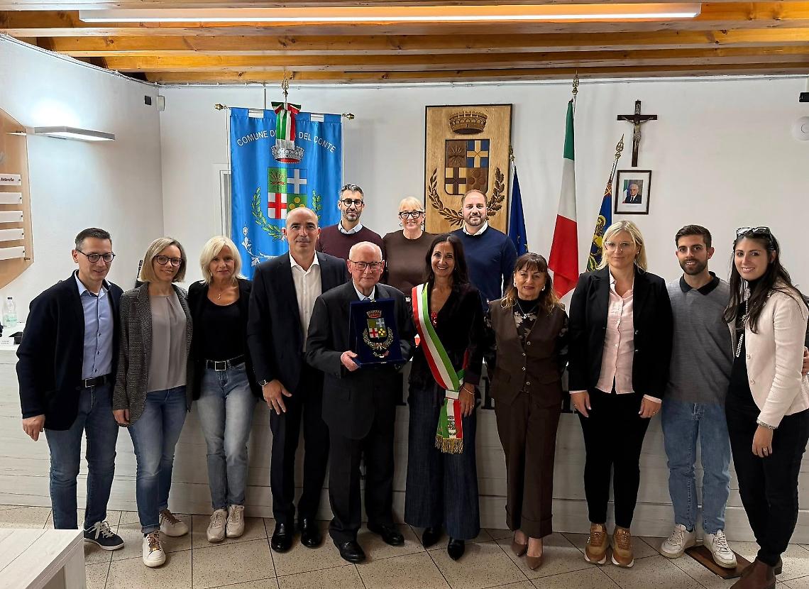 Don Renzo Rizzato diventa cittadino onorario di Villa del Conte