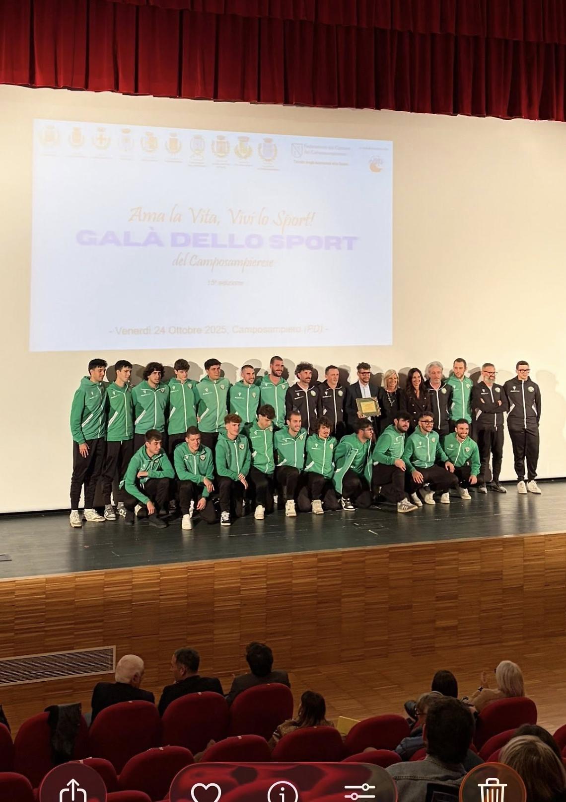 Ama la vita, vivi lo sport: Sporting 88 di Villa del Conte premiato al Galà del Camposampierese
