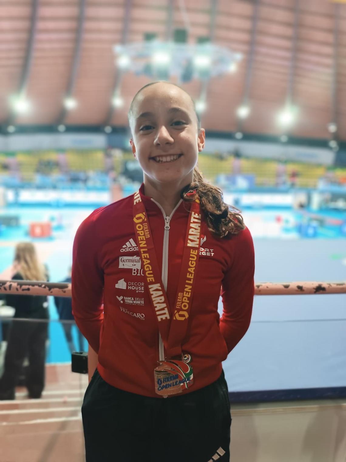 Open League di Roma: Maia Volpato conquista l’argento tra i Kata Under 14