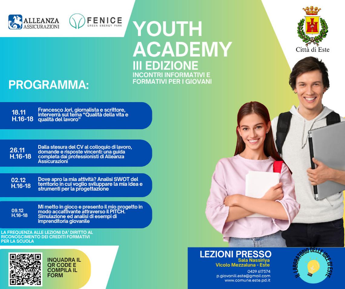Youth Academy a Este: formazione e opportunità per costruire il futuro dei giovani