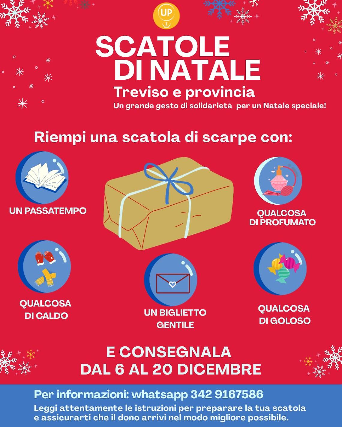 Scatole di Natale Treviso e provincia: la solidarietà per le feste