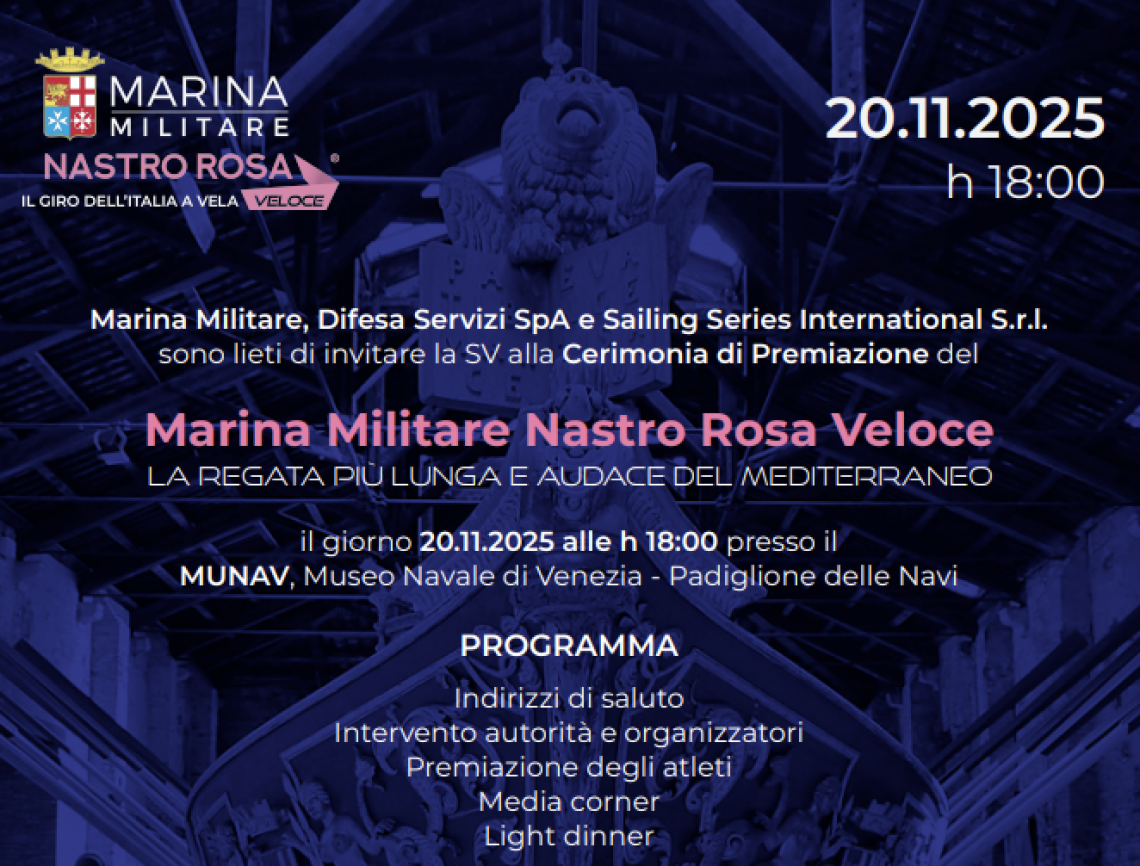 Locandina della premiazione