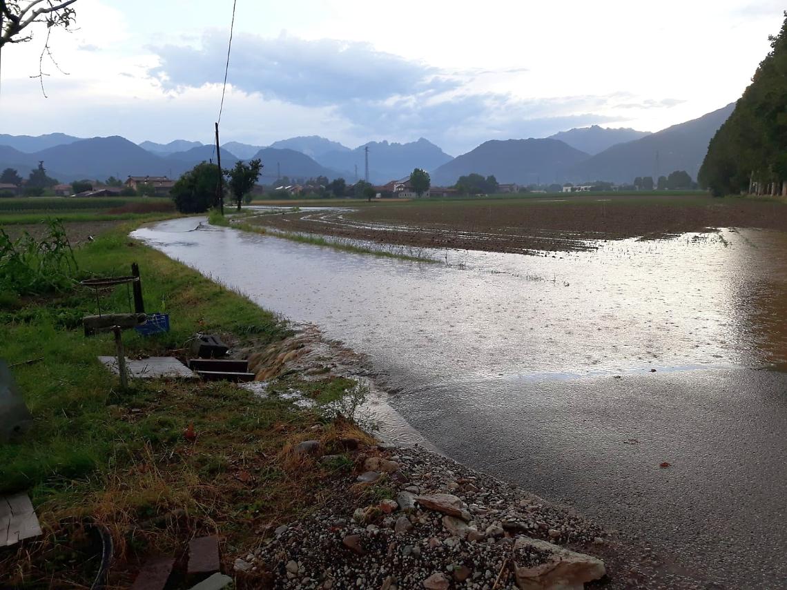 Allagamenti a Schio, foto di repertorio