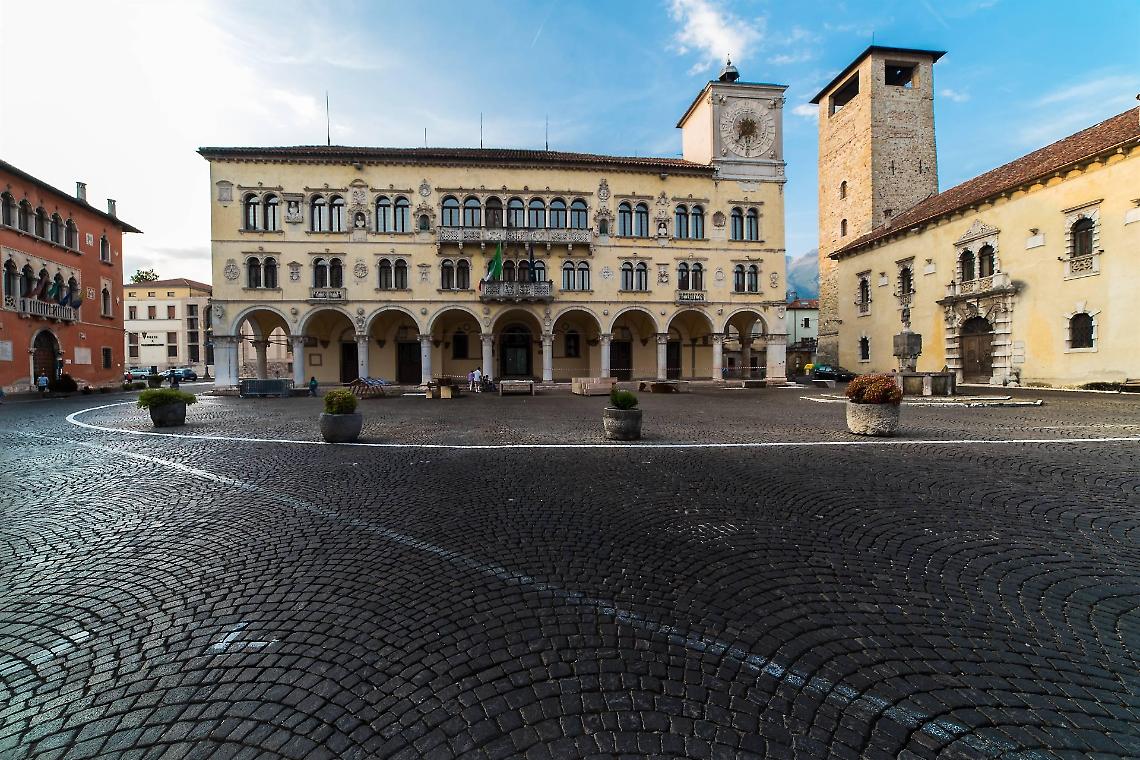 Piazza Duomo a Belluno