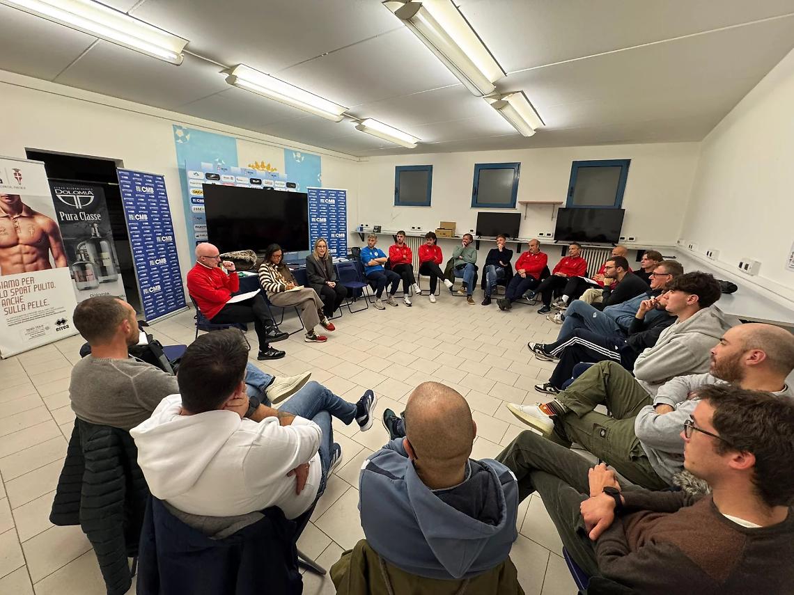 Treviso FBC, una serata dedicata alla crescita: lo staff del vivaio incontra la Dott.ssa Ferraro