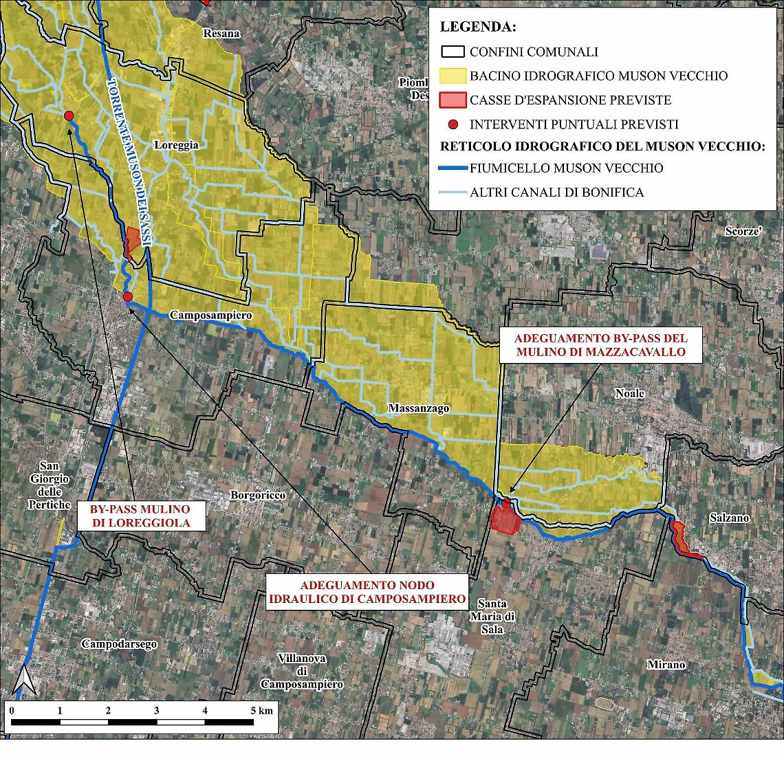 Mirano, presentato dal Consorzio Acque Risorgive il Piano per la messa in sicurezza del Muson Vecchio