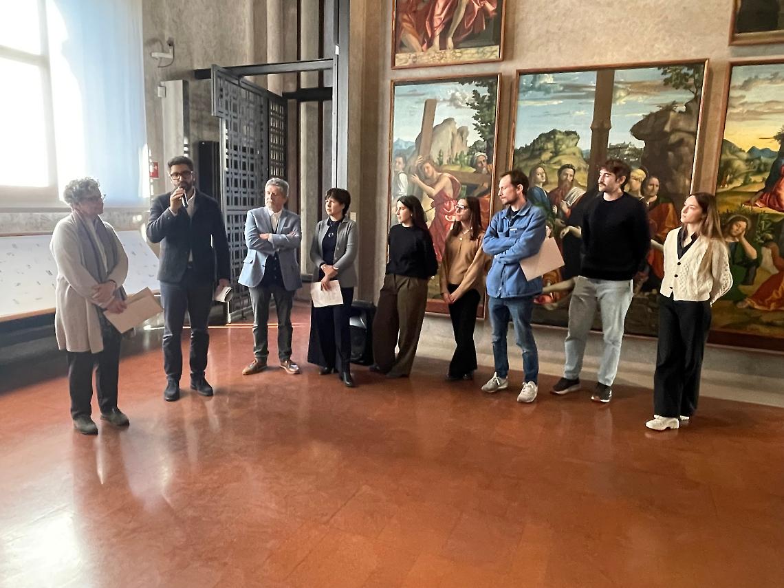 La presentazione della mostra
