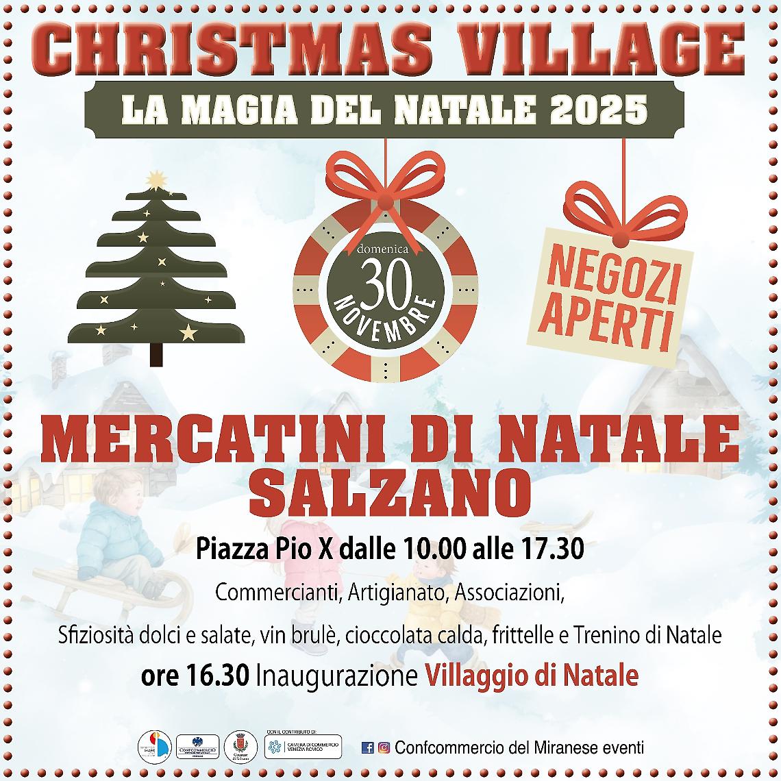 Natale anticipato a Salzano: il centro si trasforma in un magico villaggio
