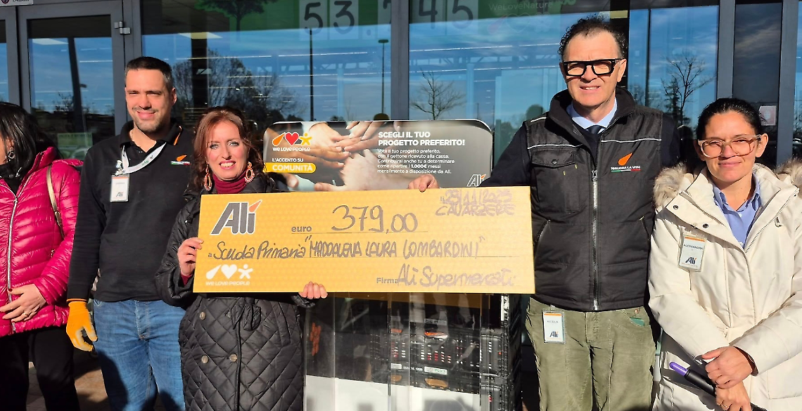 Assegnati i contributi della “We Love People” con la presenza dello Staff Alì Aliper