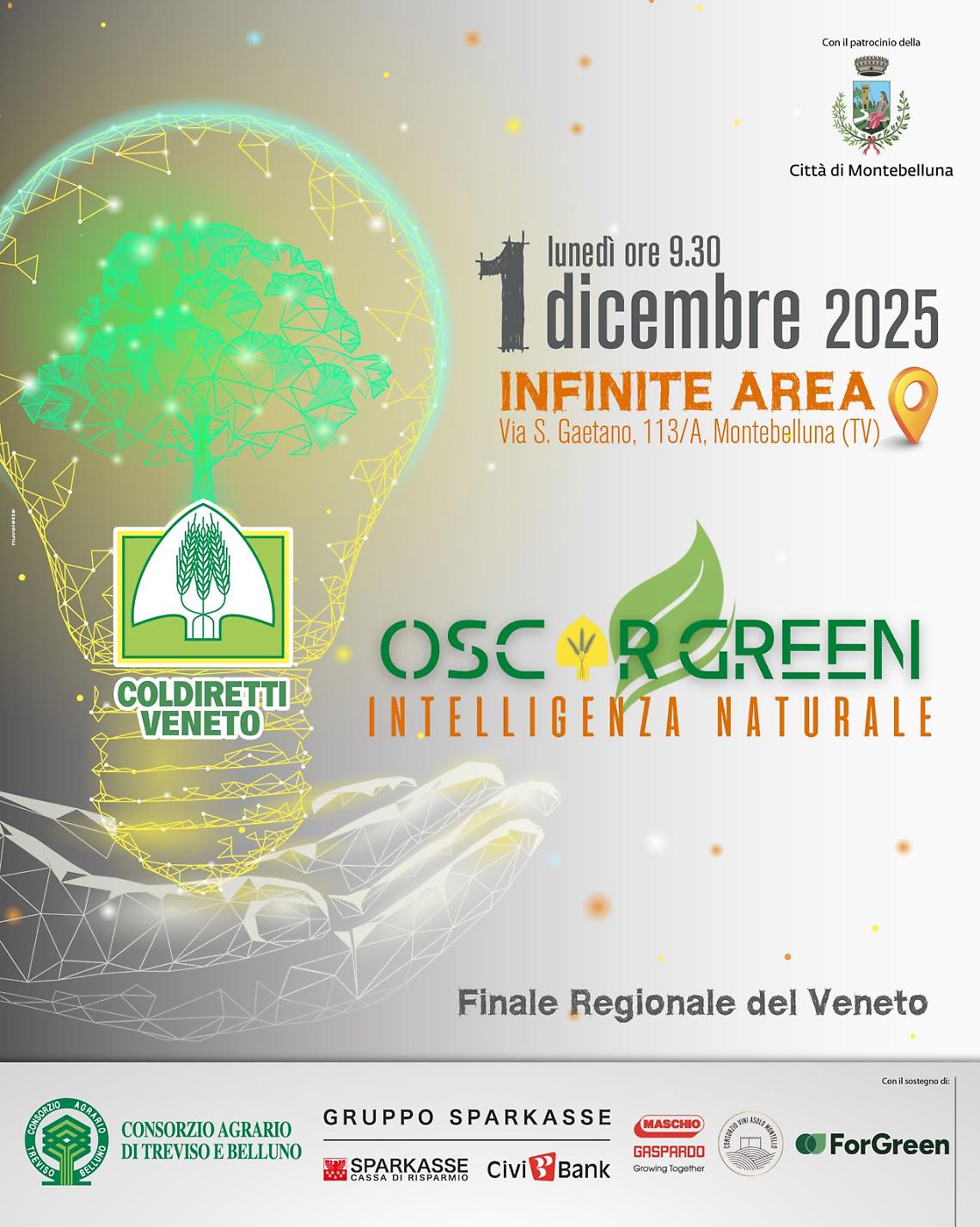 Oscar Green 2025, il Veneto celebra i suoi giovani innovatori: finale regionale a Montebelluna