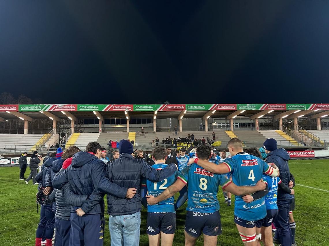 Rovigo si fa rimontare nel finale: a Viadana arriva solo un pareggio e sfuma la Coppa Italia